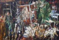 Ulysse 7, 89x130cm, acrylique sur toile, 2025